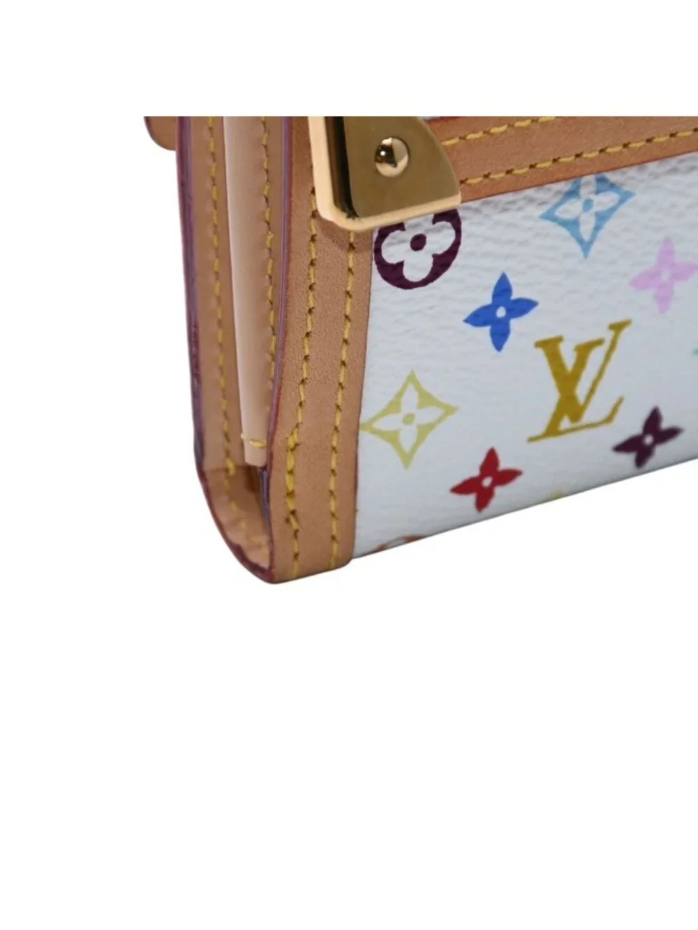 Louis Vuitton Wallet Porte Monnaie Billets Cartes Credit Monogram Multicolor